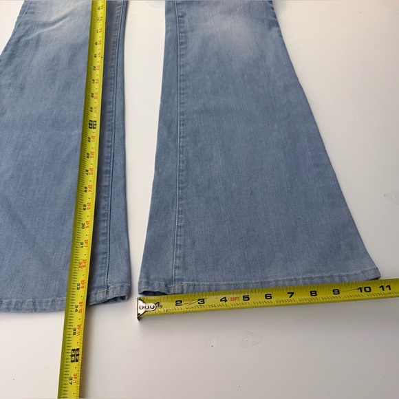 NWOT$248 FRAME Made In USA Le High Flare Jeans Women 28x34” Light Denim Flared - Picture 16 of 16